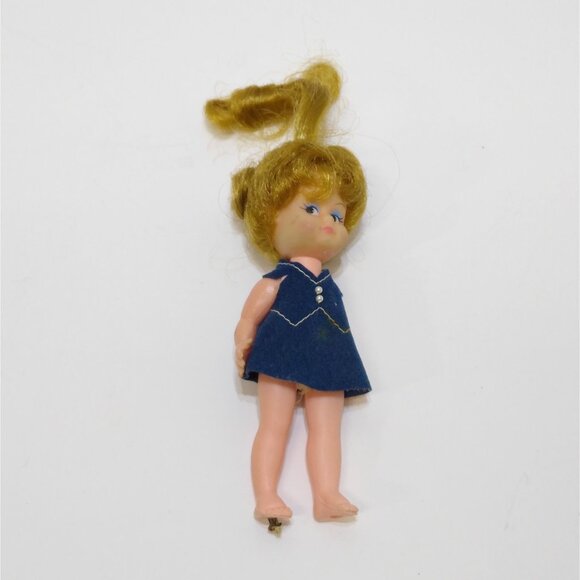 Uneeda Doll 1970s Growing Hair Pull String Mechanism Changeable Clothing RARE - Picture 10 of 11